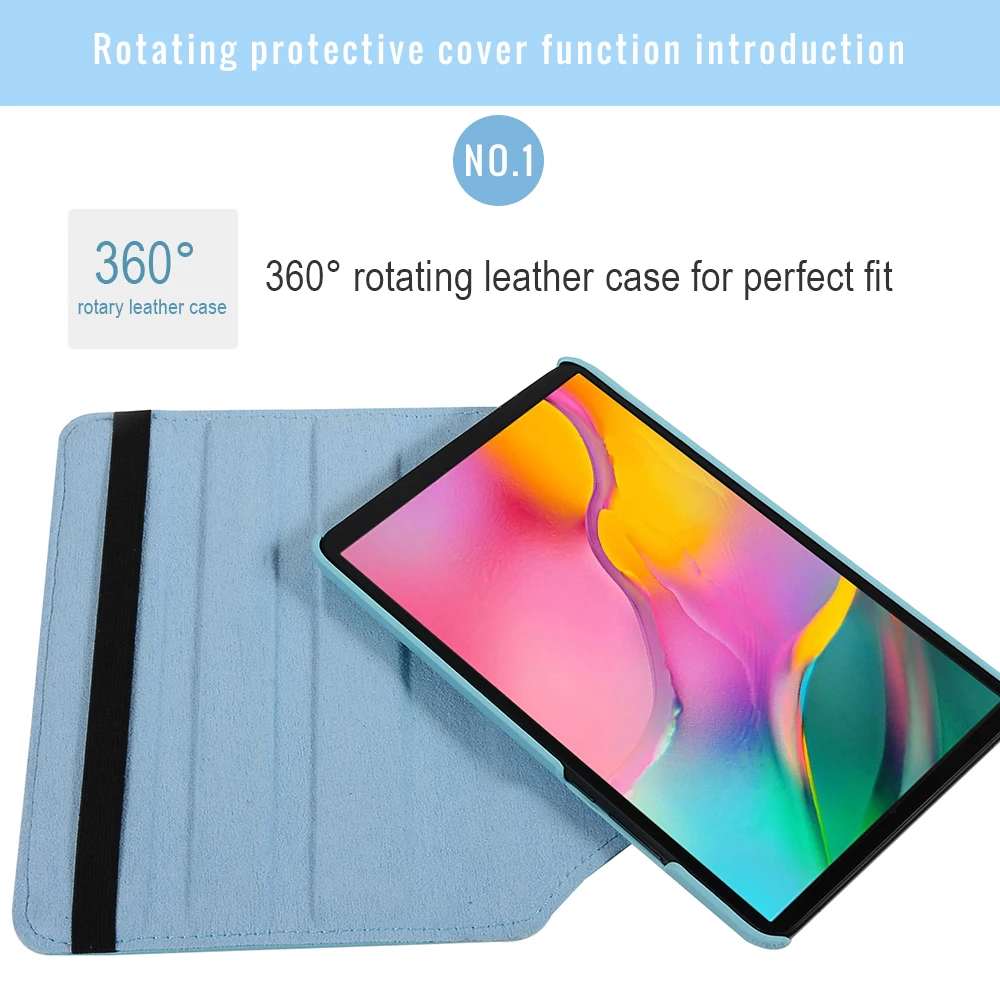 Умный чехол из искусственной кожи для Samsung Galaxy Tab A 10 1 2019 T510 T515 автоматического