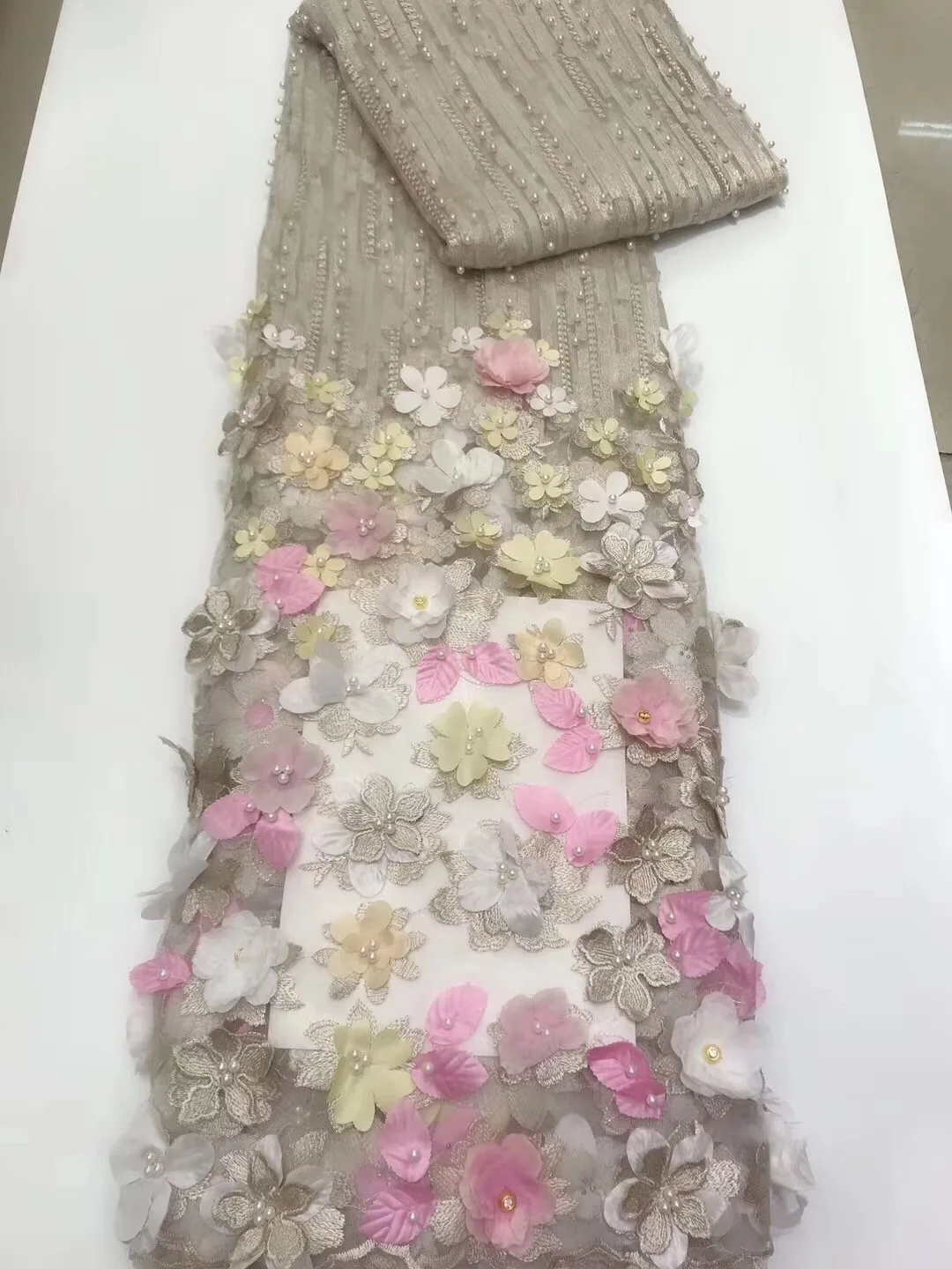 Latest african cord lace 2019 Beaded swiss voile high quality wedding Lace fabric.Wholesale French Fabric | Дом и сад