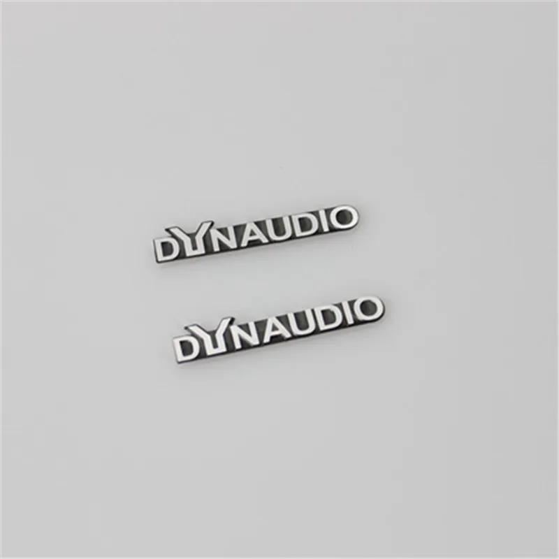 6X динамик DYNAUDIO алюминиевая 3D наклейка труба гудок звуковые буквы наклейки