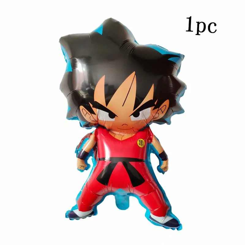 1pc 6 шт./компл. с мультяшными принтами, 7 Dragon Ball Z Сон Гоку wu Конг Фольга хрустальный шар надувной 30 дюймов шара с цифрой Happy День рождения украшения мальчик детские игрушки - Цвет: 1pc