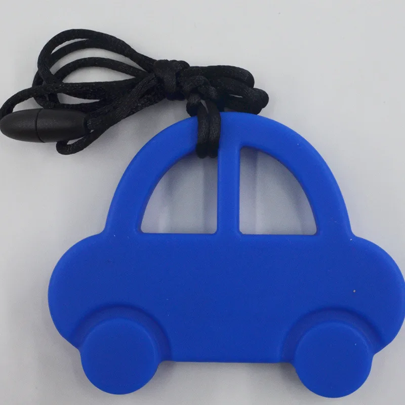Синий Силиконовый Прорезыватель+ соска цепи игрушки Baby Care мини-автомобиль Прорезыватель помочь прорезывания зубов роста игрушки мультфильм автомобиль Форма Детские Прорезыватели для зубов b0996 - Цвет: Синий