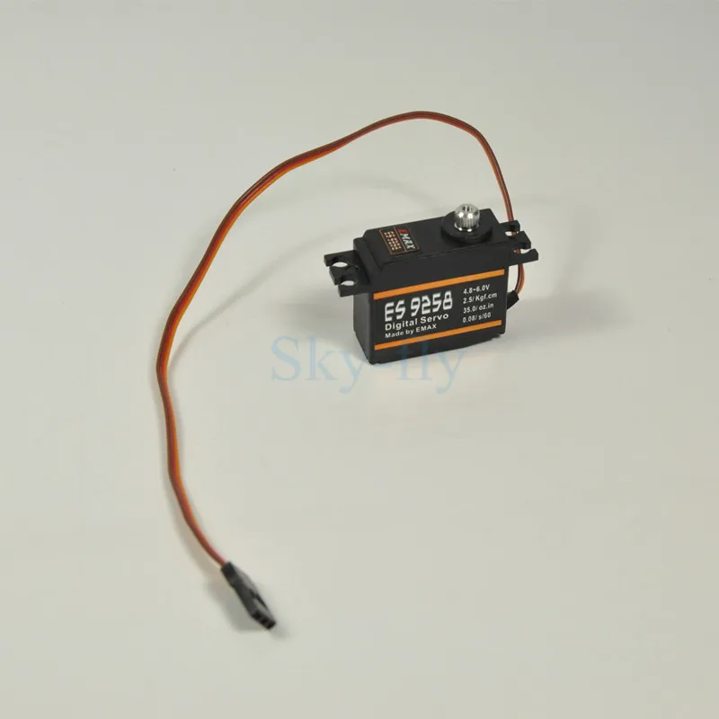 EMAX модель ES9258 RC металлический цифровой сервопривод 27g/ 3 кг/0 05 сек для вертолетов