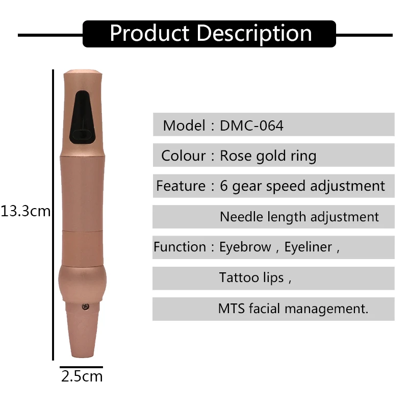 Professional Makeup eyebrow lip pen Permanent machine Equipment 3D microblade Tatto Gun Set goochie tattoo | Красота и здоровье