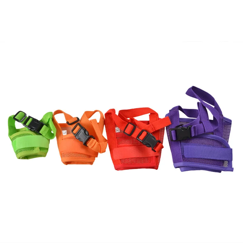 Регулируемый намордник для собак маска сетки Собака Рот морда предотвратить