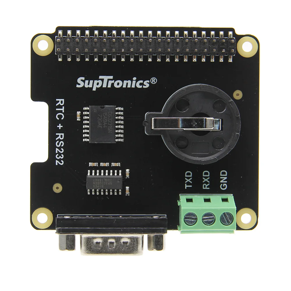 Raspberry Pi X230 часы в реальном времени(RTC) DS3231+ RS232 последовательный порт плата расширения для Raspberry Pi 3 Model B+ plus/3B/2B/B