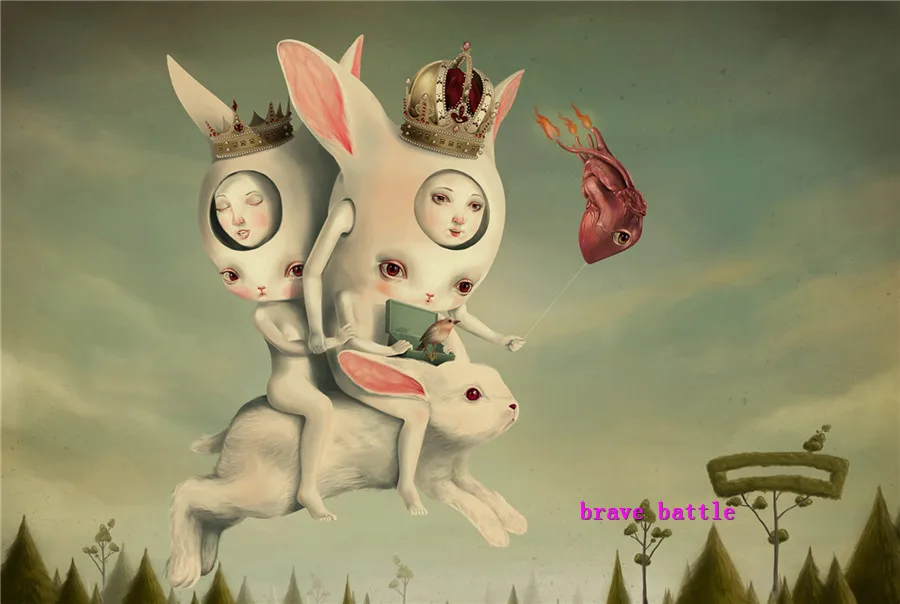 Mark Ryden детский необычный холст для живописи Тёмный мир гостиная спальня домашний