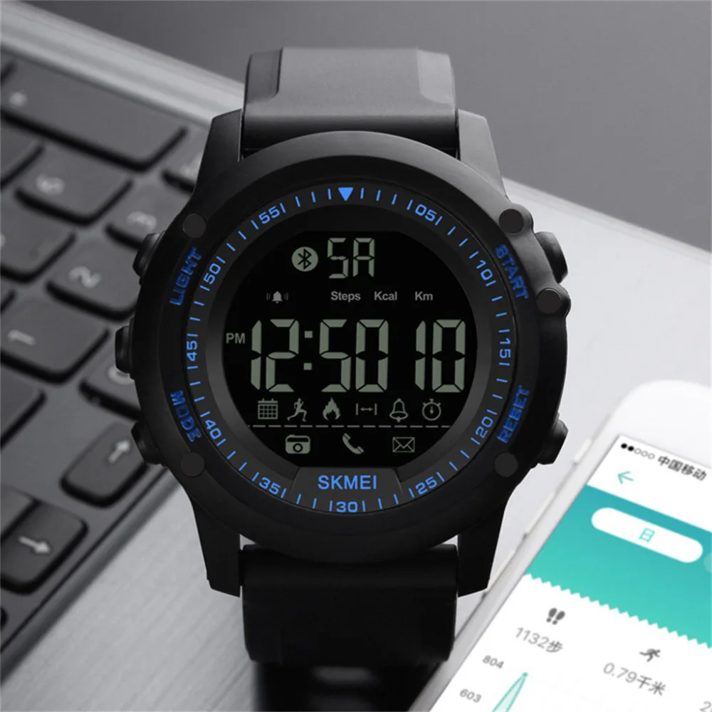 Часы Смарт часы reloj новые модные спортивные часы Шагомер Удаленная камера калорий Bluetooth Smartwatch reloj inteligente amazfit* A