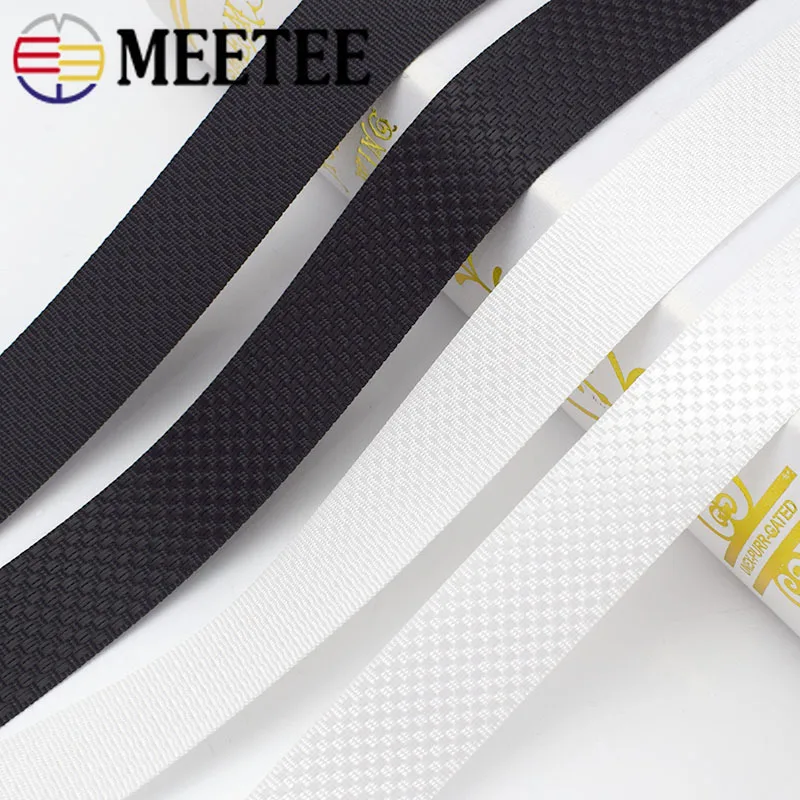 Нейлоновая тесьма Meetee шириной 25 мм жаккардовая кружевная лента для рюкзаков