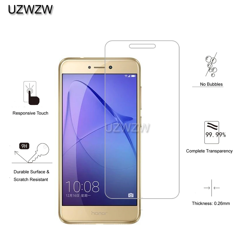 2 шт для huawei Honor 8 Lite Premium 2.5D 0,26 мм Закаленное стекло-экран протектор для huawei Honor 8 Lite защитное стекло