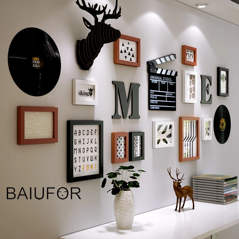 BAIUFOR креативные деревянные мульти фоторамки для картины современный коллаж