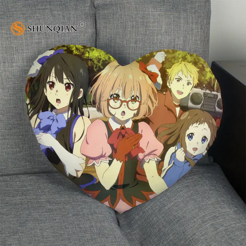 Горячая Распродажа гранью (Kyoukai no Kanata) Костюм сердце Форма Наволочка на заказ