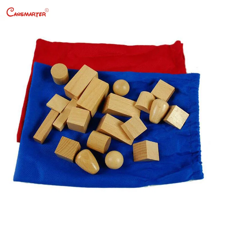 Mystery Bags красные Монтессори игрушки сенсорные игровые шарики Геометрические тела