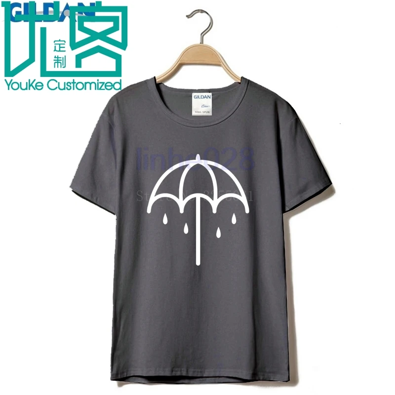 Крутая забавная Мужская футболка высокого качества мужские футболки Bring Me The Horizon That's Spirit черная