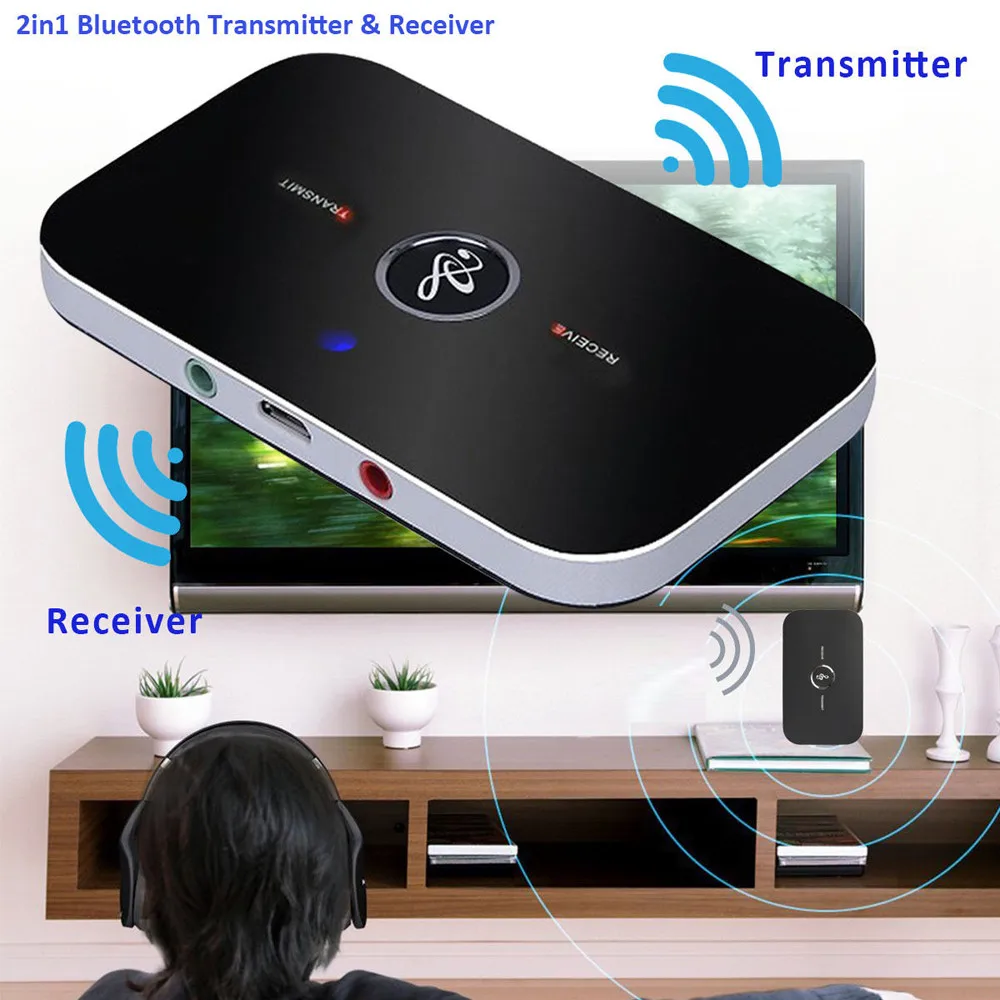 HIPERDEAL Bluetooth передатчик+ приемник беспроводной A2DP стерео аудио Музыка Adapte Oct30HW HW