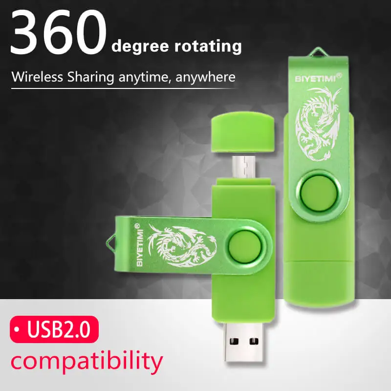 USB-флеш-накопитель Biyetimi высокоскоростной накопитель Dargon 16 ГБ OTG 2 0 64 32 для