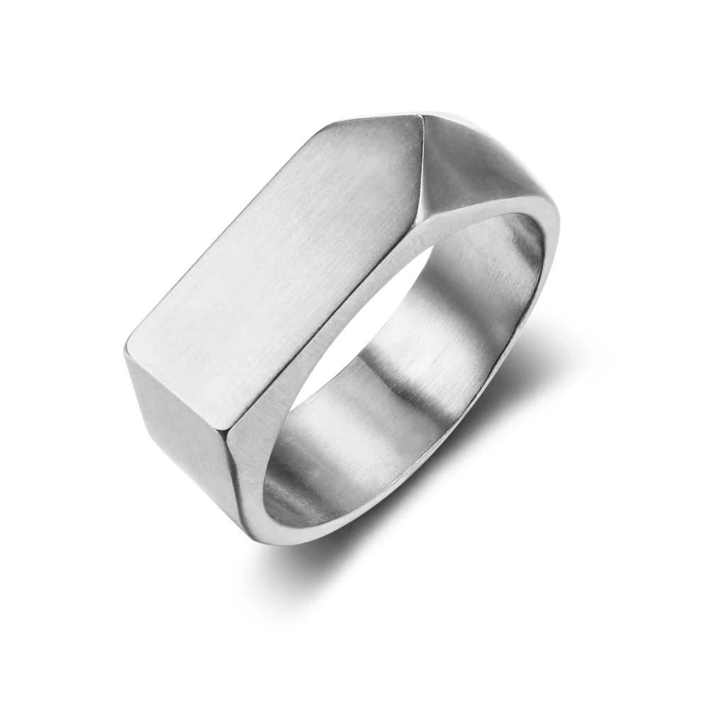 Горячее предложение персонализированные кольцо Нержавеющая сталь Мода