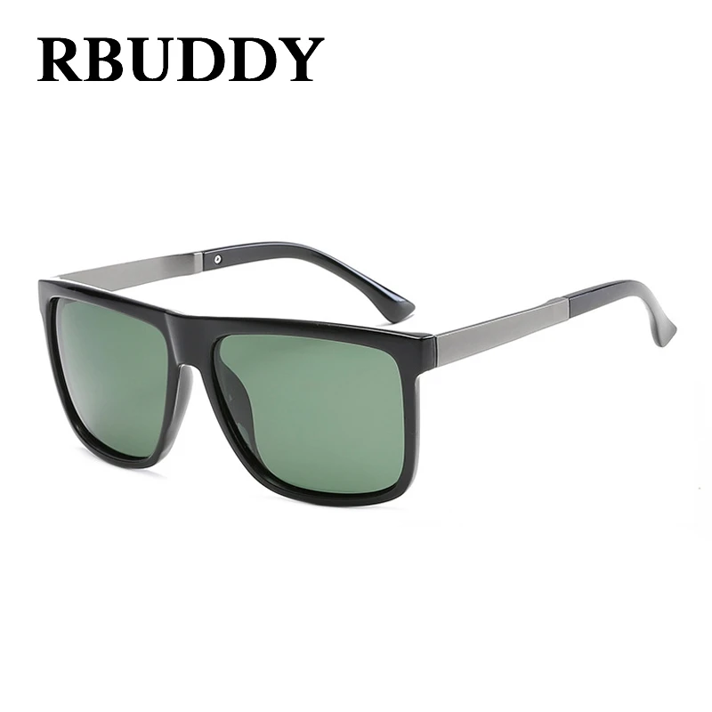 R2 RBUDDY, квадратные солнцезащитные очки, мужские, поляризационные, брендовые, дизайнерские, для вождения, солнцезащитные очки, Ретро стиль, водительские, мужские, солнцезащитные очки для мужчин - Цвет линз: R2