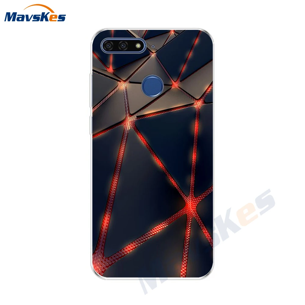 30 Для huawei Honor 7C чехол 5," Мягкий ТПУ силиконовый бампер на Honor 7C чехол s для huawei Honor 7C AUM-L41 чехол для телефона задняя крышка - Цвет: 30