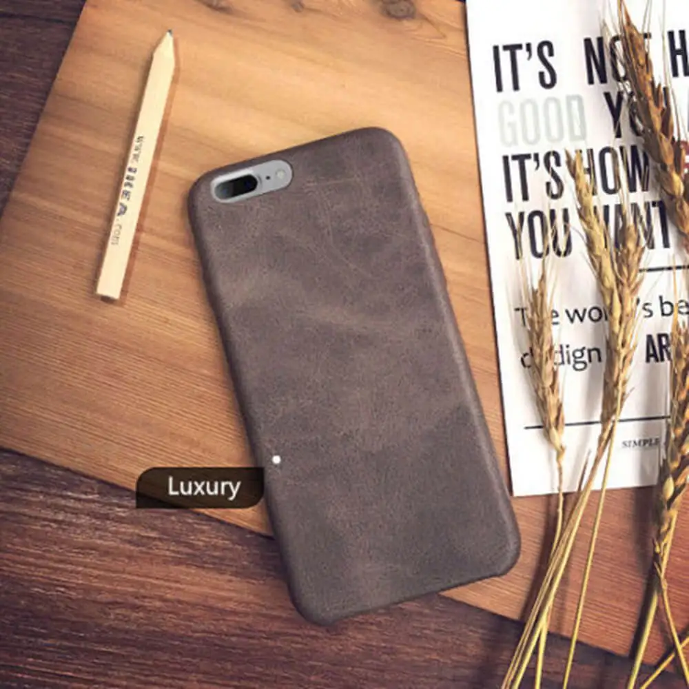 Роскошный оригинальный классический винтажный кожаный чехол для телефона iphone X S
