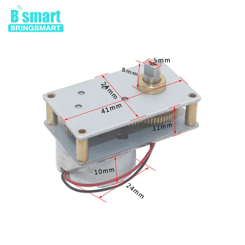 Электродвигатель-редуктор Bringsmart для клапанов мини-электродвигатель постоянного