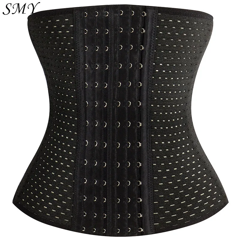 Плюс 6 рядов крючков стальная кость Талии Тренажер Пояс корсет для поясницы пояс