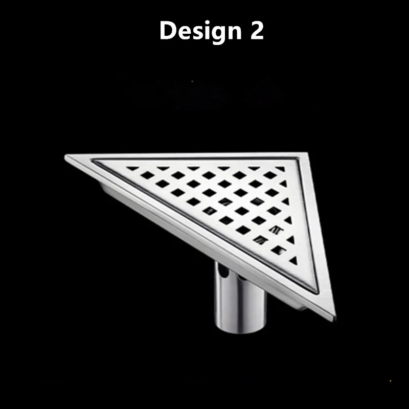 Бесплатная доставка 304 стильная стальная треугольная форма дренажный напольный