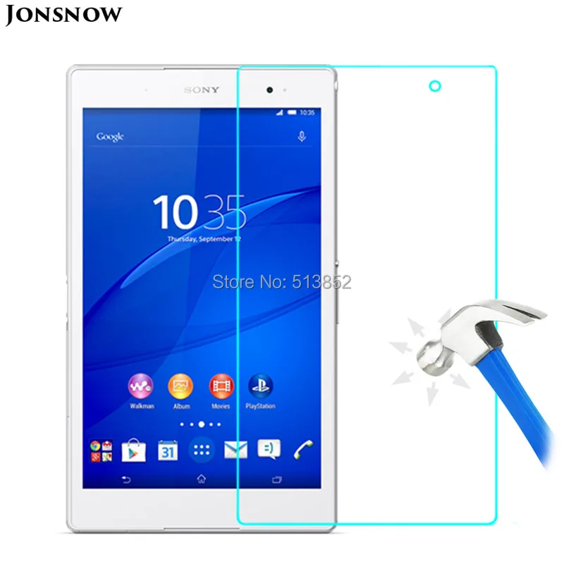 Закаленное Стекло для sony Xperia Z3 планшет компактный 8 дюймов Экран протектор высокопрозрачное Взрывобезопасное защитное ЖК-дисплей пленка для передней панели