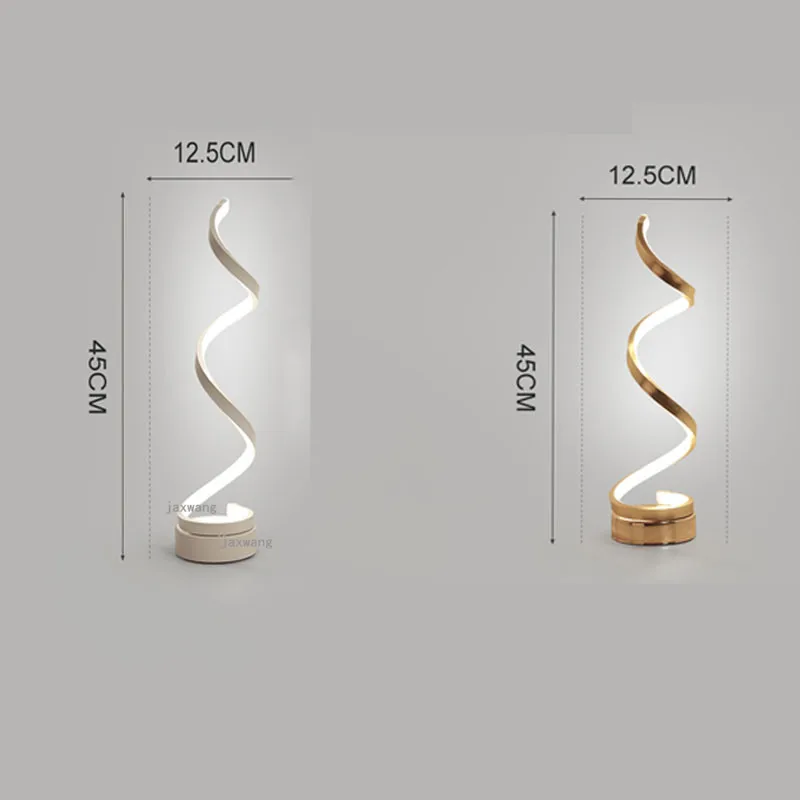 Modern nordic LED strip light table lamp bedside aluminum deco maison lamps for the bedroom desk bed dfdsg | Освещение