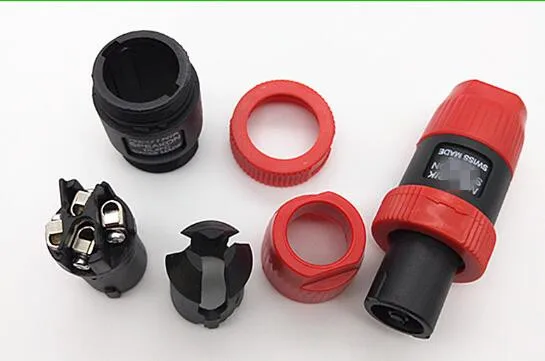 10pcs Self-locking 4-pin card audio plug Professional speaker | Обустройство дома