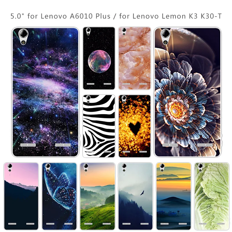 Мягкий чехол из ТПУ Для Lenovo A6010 Plus и A6000 для телефона Lemon K3 K30-T Scenic Eagle прозрачный K 3 |