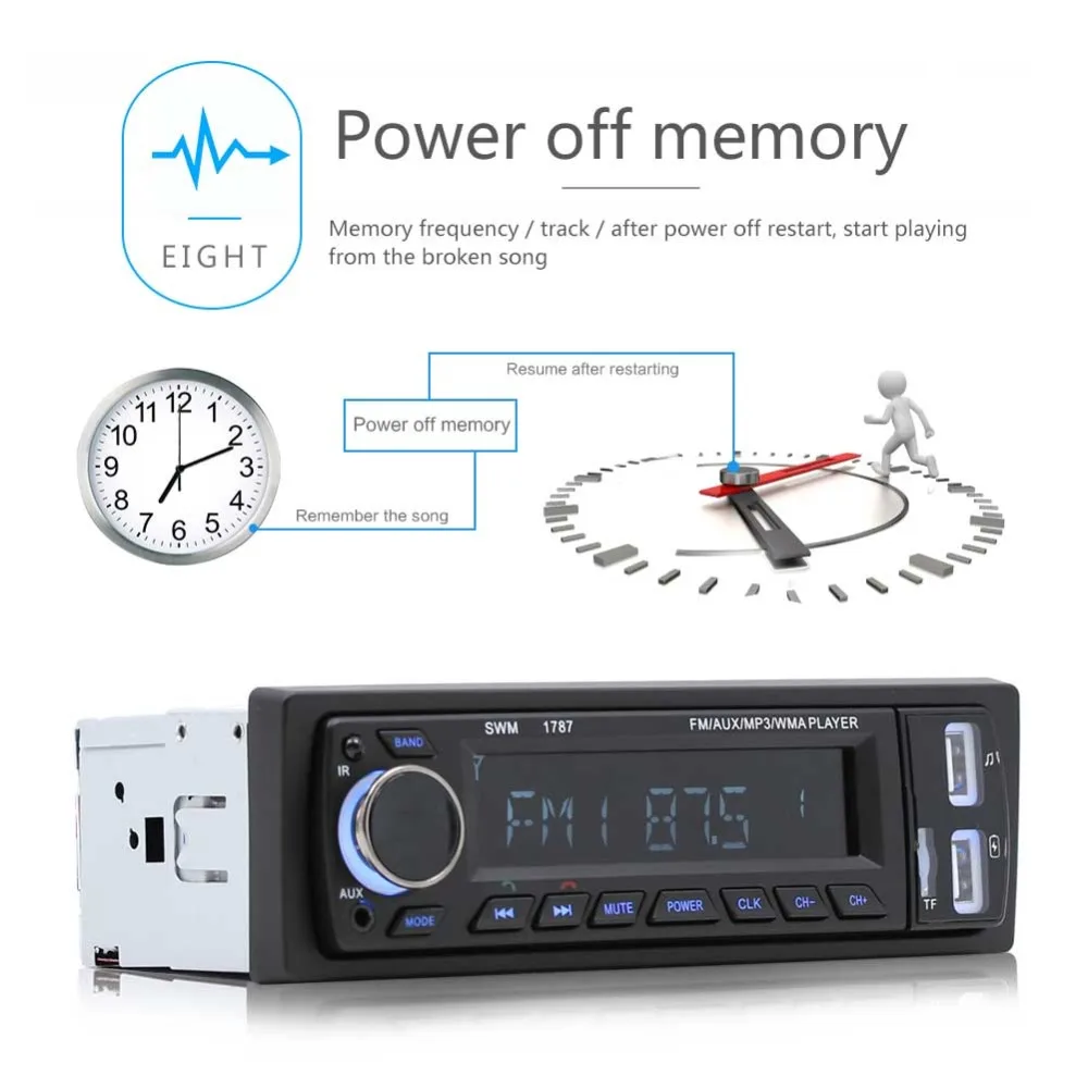 Автомобильное радио кабель для внешнего стереосигнала USB FM TF радио Bluetooth громкой связи Bluetooth гарнитура для Авто 1 din приемник MP3 мультимедиа Автомагнитола