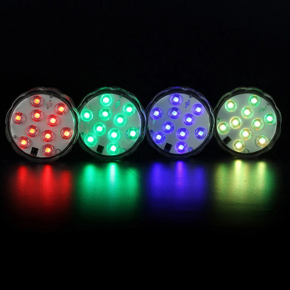 Подводный погружной RGB-светильник с пультом дистанционного управления 10