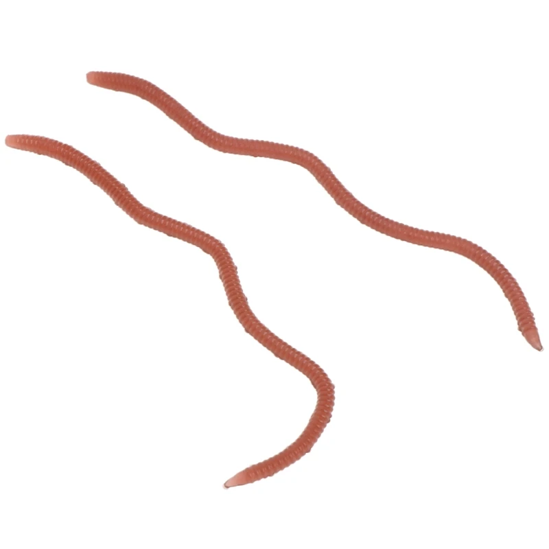 1 коробка искусственная наживка для рыбалки мягкий дождевой червь эластичные