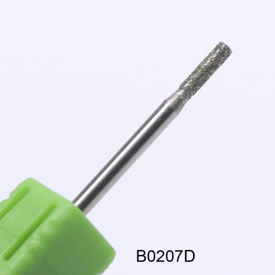 B0207D 1 шт. Алмазная дрель для ногтей 3/3" вращающаяся фреза для маникюра Электрический аппарат пилочки для ногтей аксессуары 14 типов TR056 - Цвет: B0207D