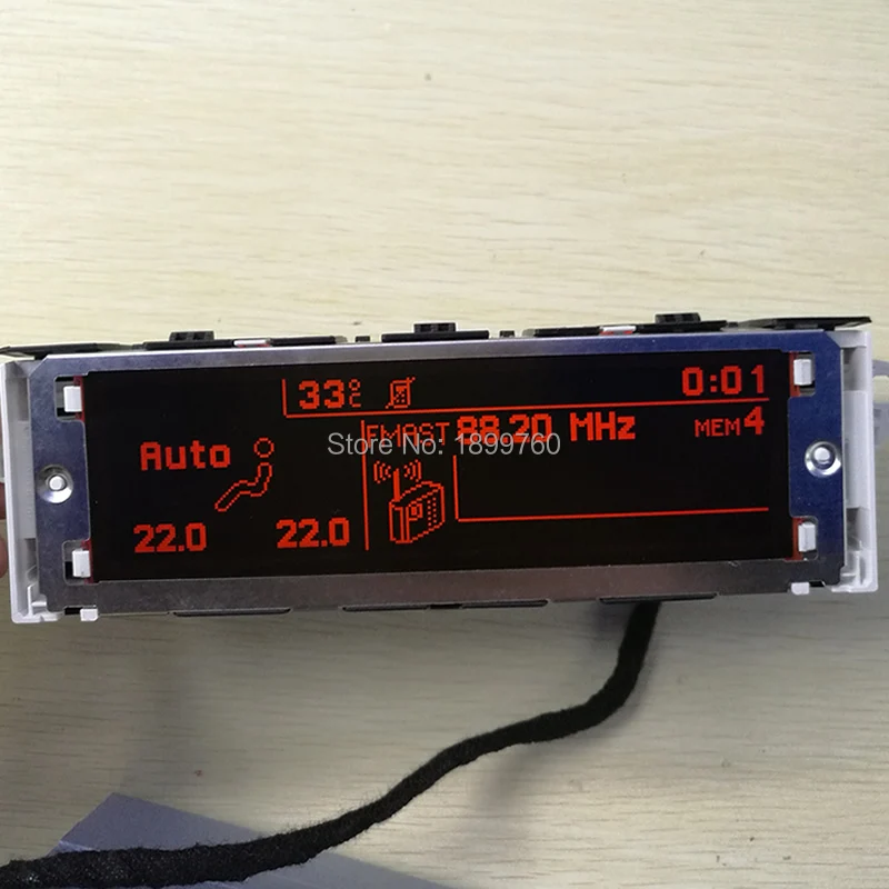 Оригинальный красный экран с поддержкой USB и Bluetooth дисплей монитор часов