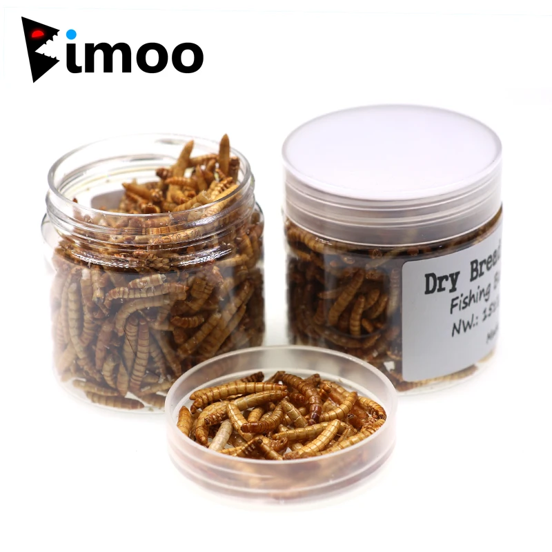 Bimoo 1 бутылка приманка для ловли карпа сухой хлеб червь пресноводная рыба приманки для насекомых Mealworms