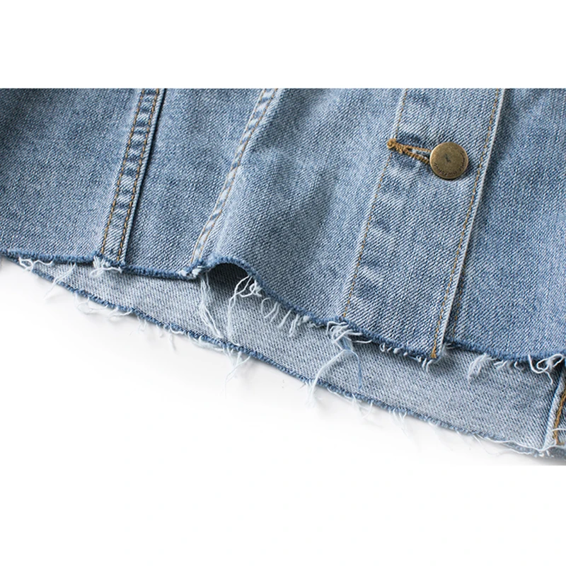 EGGKA Autumn Denim Coats And Jackets Women Jeans Coat Basic Bomber Jacket Long Sleeve Pullover Harajuku Tops Winter Overcoat |