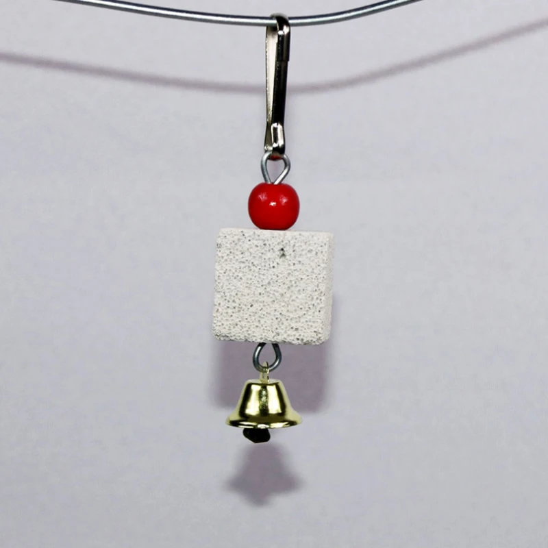 Игрушки для попугаев 2 шт. шлифовальный камень рта игрушки птиц молярная каменная