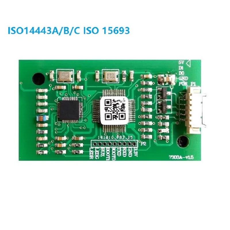 13.56mhz ISO14443A/B/C ISO15693 card reader module Embedded card reader Wiegand/UART output