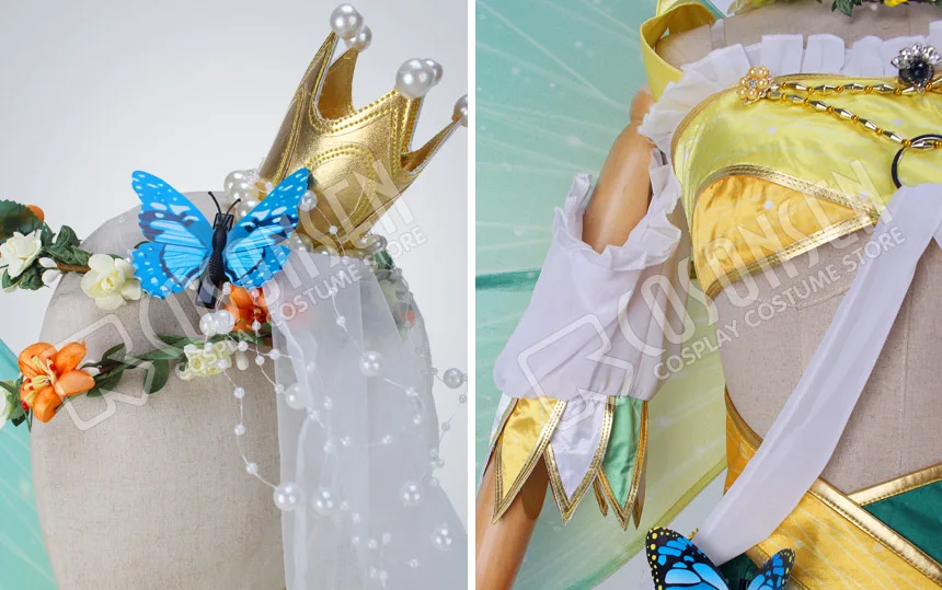 COSPLAYONSEN Love Live! Земля фей Ver после пробуждения Hoshizora Rin Косплей Костюм с крыльями