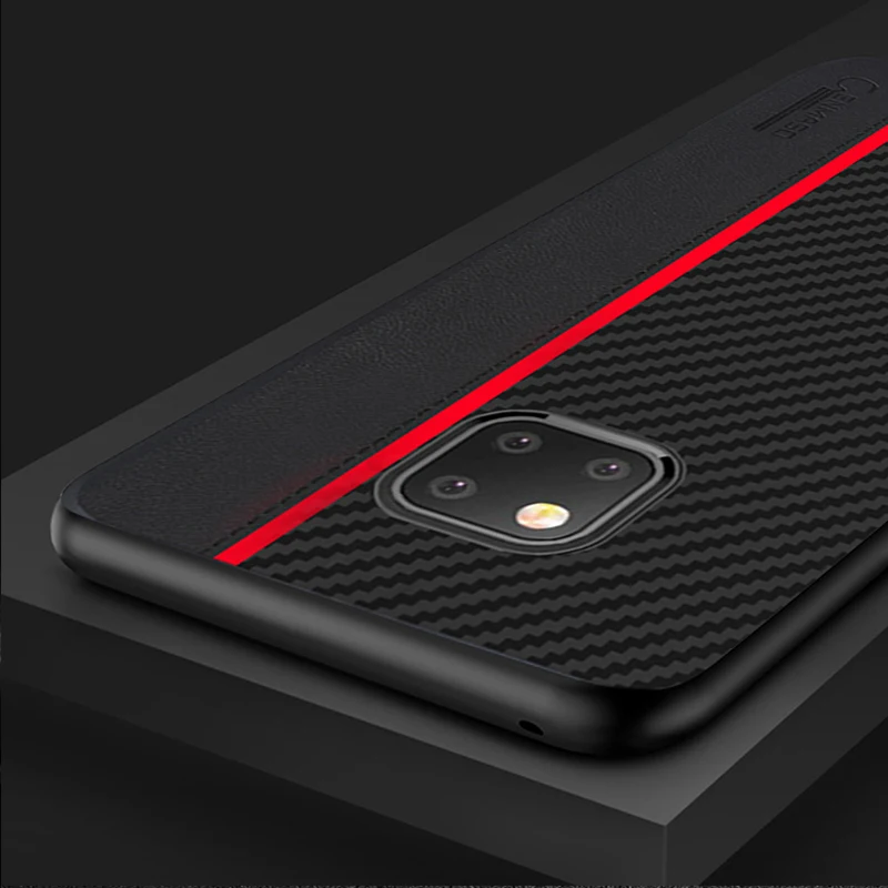 Для huawei mate 20 Pro 30 чехол Оригинальное углеродное волокно Кожаный противоударный чехол для huawei mate 30 20 P20 P30 Pro P20 Lite чехол