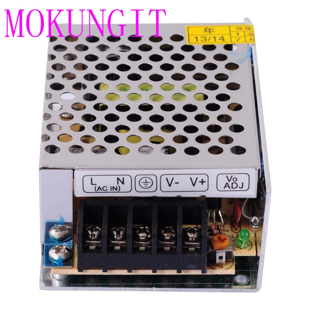 Фото Быстрый 10 шт. адаптер ac110/220 V к LED DC24V 1A железная крышка блок питания трансформатор Быстрый 10 шт. адаптер ac110/220 V к LED DC24V 1A железная крышка блок питания трансформатор