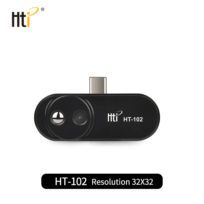 HT-102 тепловизор инфракрасный Камера термометр внешний Инфракрасный Тепловизор для Android с адаптером наземного тепла
