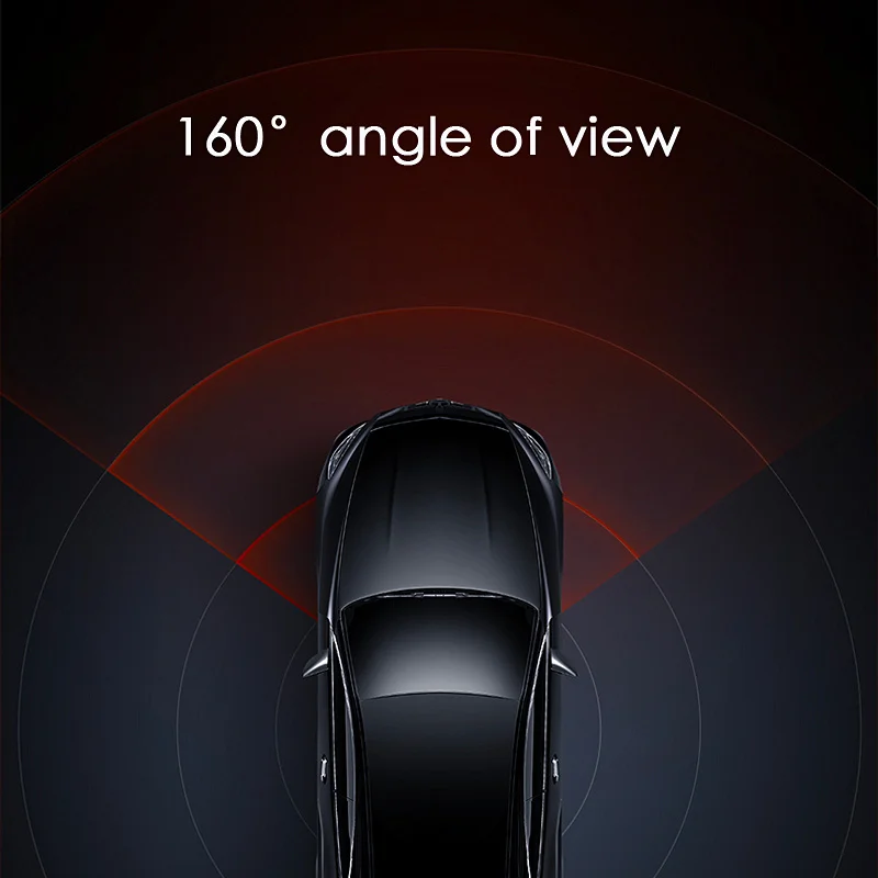WiFi автомобильный видеорегистратор 3 дюйма 1080P Автомобильный Цифровой 160 градусов