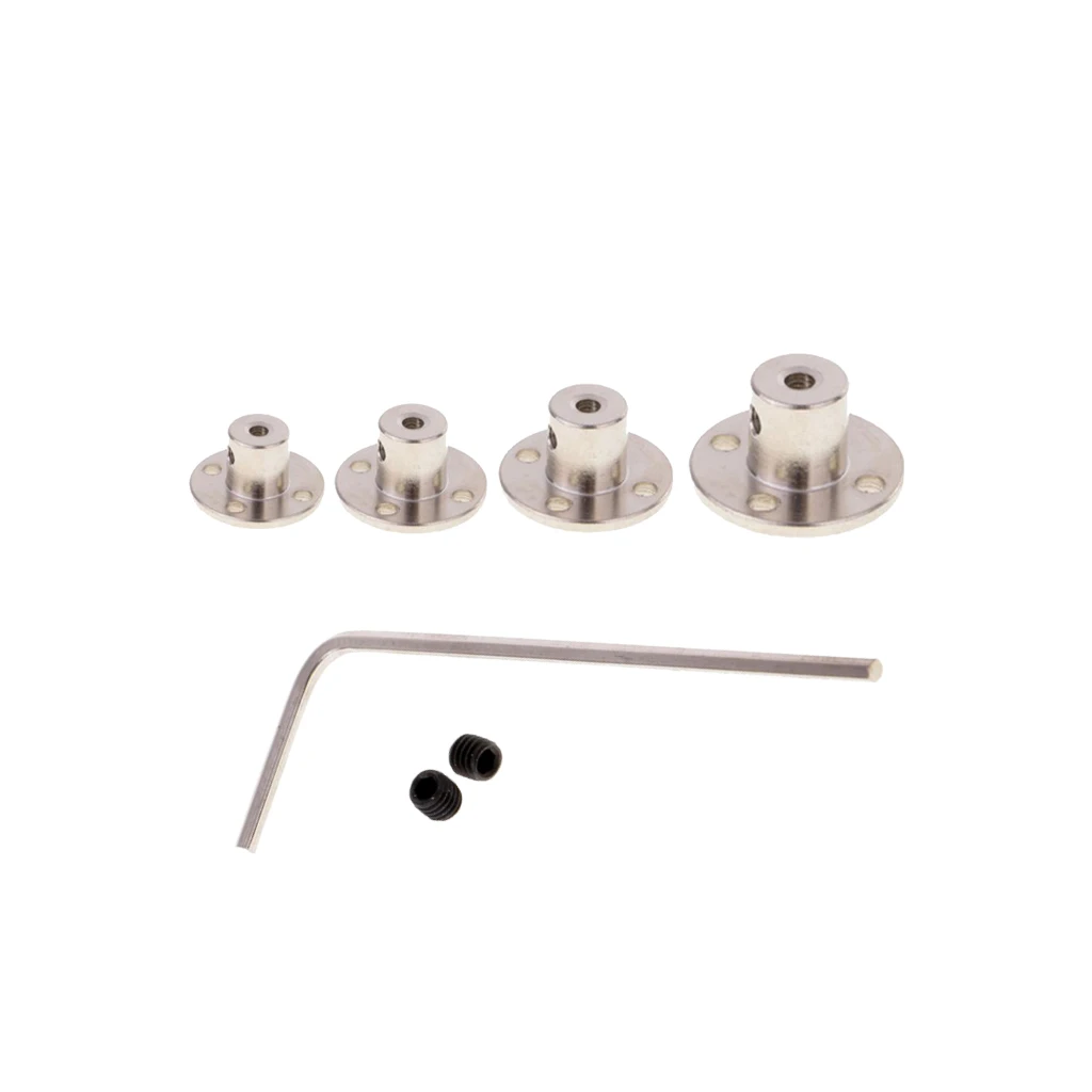 

4/5/6/8/mm Iron Rigid Flange Coupling Iron Motor Guide Shaft Coupler Motor Connector Set Power Transmission Parts Hardware