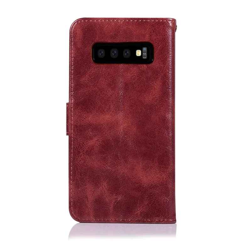 Ретро чехол для Samsung Galaxy S10 S8 S9 Plus S7 S6 Edge кожаный флип Note 9 8 5 S5 S10E Lite чехол|Бамперы| |