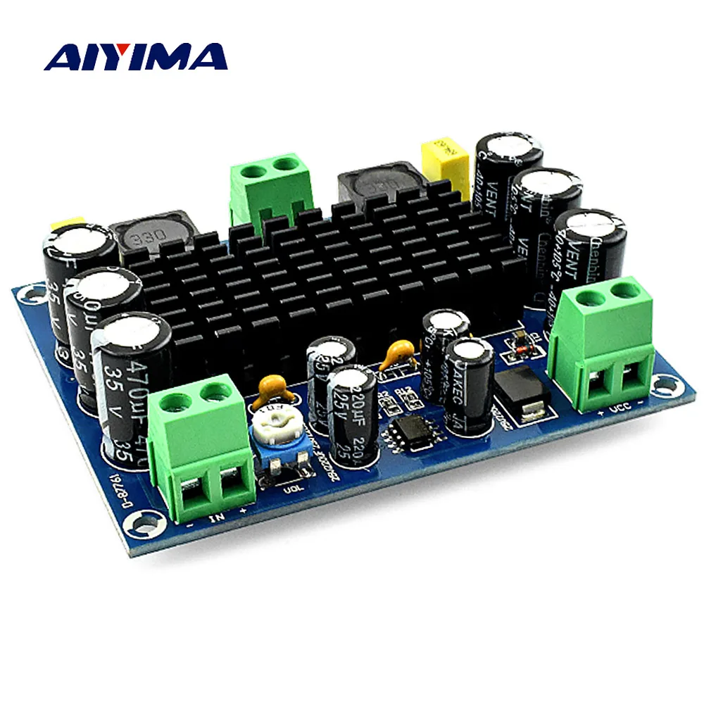 AIYIMA 150 Вт TPA3116D2 усилитель мощности плата Amplificador Mono TPA3116 цифровой аудио усилитель модуль DC12-26V домашнего кинотеатра