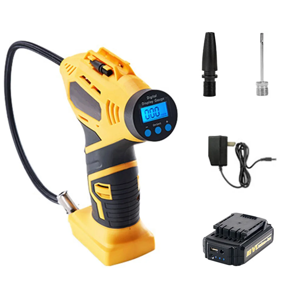 Перезаряжаемый портативный шинный инфлятор воздушный компрессор