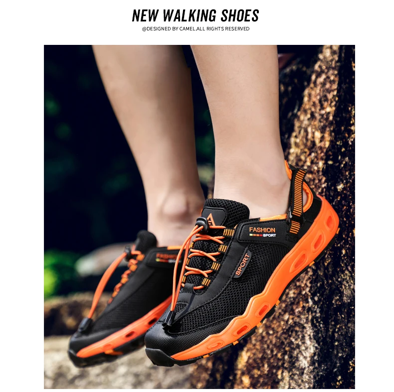 New Arrival Outdoor Aqua Shoes Sapatilhas Mulher Trekking Men Randonnee Scarpe Uomo Women Wading Upstream Breathable Mesh