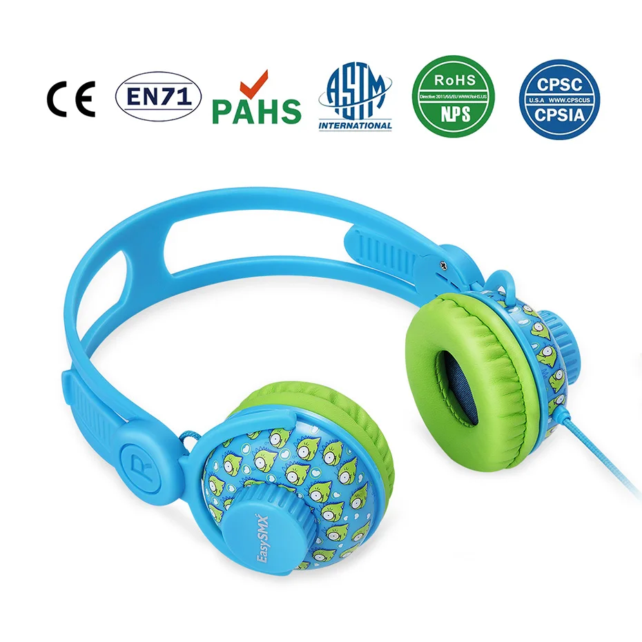 Дети гарнитура наушники Портативный Наушники дети Over Ear регулируемое оголовье
